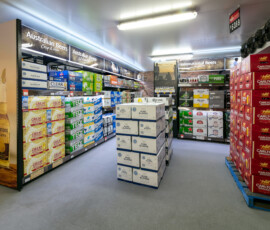 Advantage Line - coolroom at Liquor Legends Bottle Shop, Charnwood, ACT - Tuesday, 10 April 2018