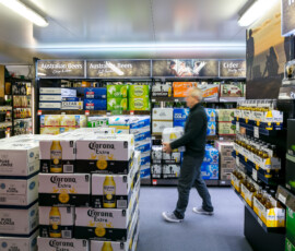 Advantage Line - coolroom at Liquor Legends Bottle Shop, Charnwood, ACT - Tuesday, 10 April 2018